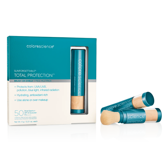 Colorescience Sunforgettable EnviroScreen Protection Multi Pack 3 Brushes SPF 50 Medium